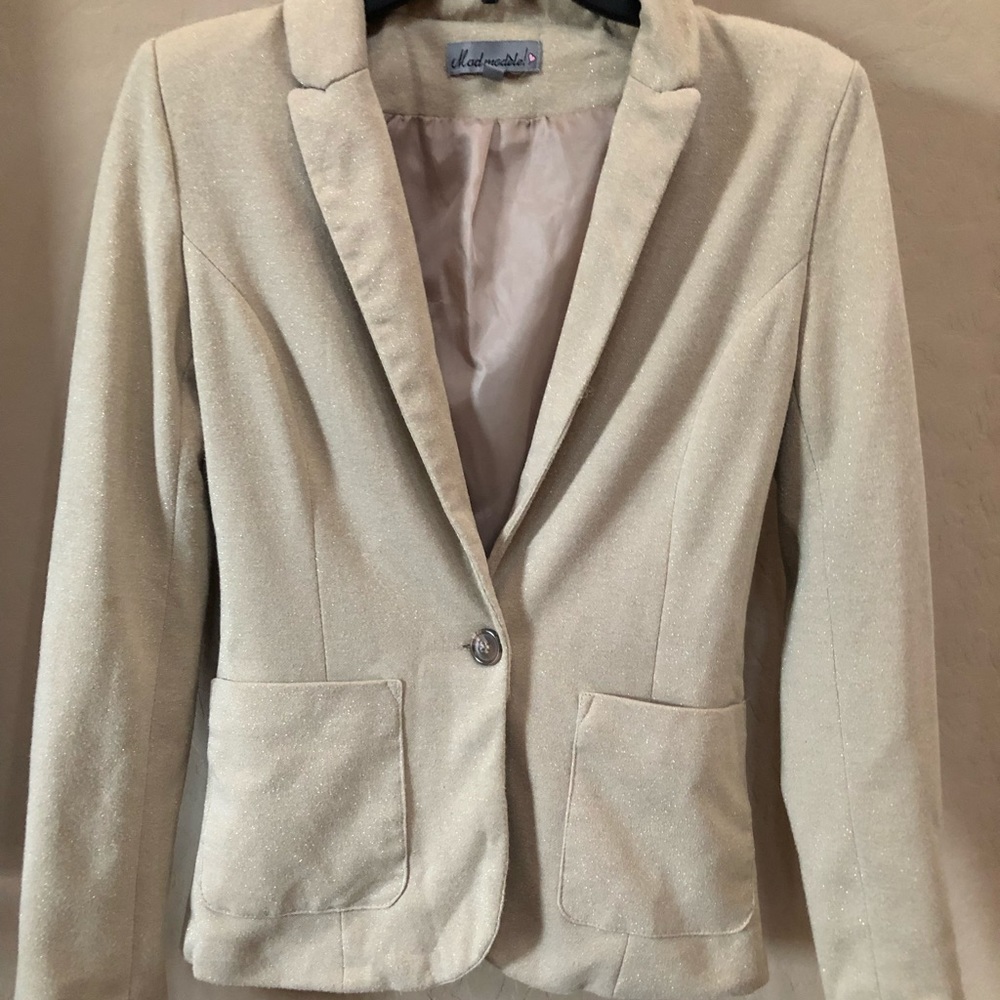 Modmodele! Gold Blazer